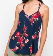 NWT PaperMoon Basima Back Detail Knit Top Floral Tank Top Size 1X