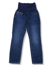 Gap Jeans Size 29 Women's Gap 1969 Maternity Best Girlfriend Jeans Stretch Blue Denim Pants 