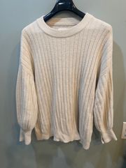 Cream Pullover Sweater