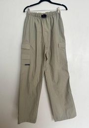 Columbia Khaki Nylon Hiking Outdoor Straight Leg Cargo Pants Joggers