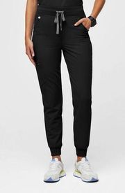 Figs High Waisted Zamora Jogger Scrub Pants Medium Black 6 Pockets W20SW2028