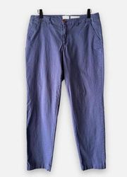 Maison Jules Blue Weekend Casual Pants Women's Size 10