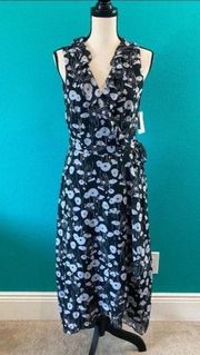 New with tags Bar III maxi wrapped dress in size 10
