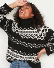 Cozy Fair Isle Turtleneck Sweater