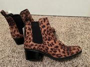 Cheetah Print Ankle Boots