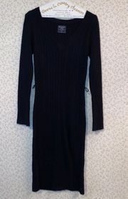 Abercrombie & Fitch Vintage  Small Cable Knit Maxi Length Sweater Dress