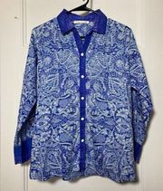 Oscar de la Renta | Paisley Button Down Shirt