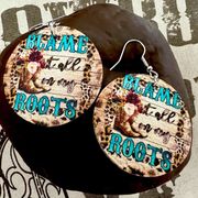 Earrings- Blame it all on my roots- dangle earrings