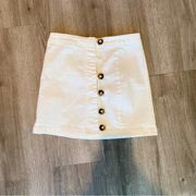 Momokrom Jean Mini Skirt White 6