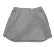 Duluth Trading Alaskan Hardgear Grey Skort Size 18