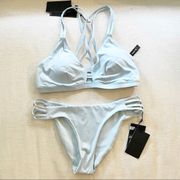 NWT HURLEY Quick Dry Max Surf Bikini Set L