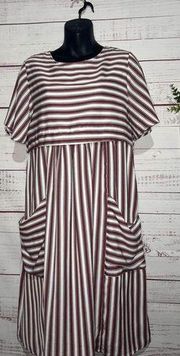 Women’s Polaram Boutique Striped Pocket Dress | Medium