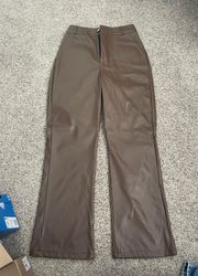 Brown Leather Pants