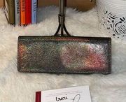 Gucci Metallic Flap Clutch Medium