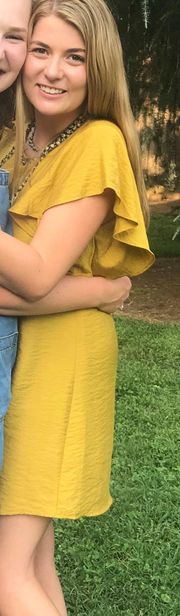 Yellow Shift Dress