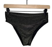 VYB black and gold swim bikini bottoms