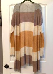 JODIFL Colorblock Striped Cardigan