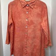 100% linen blouse by French Laundry