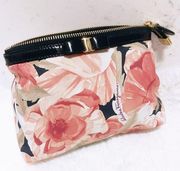 Authentic Salvatore Ferragamo Floral Bow Cosmetic Bag