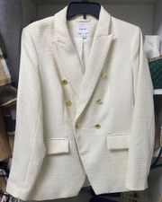 Off White Tweed Blazer