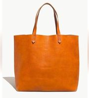 Madewell The Transport Tote Cognac Brown Leather Shoulder Bag