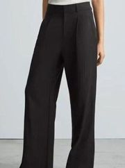 Everlane Pants Womens 2 Regular Black The Way High Rigid Slouch Trouser