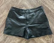 Vegan Leather Mini Skirt