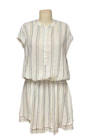 Rails Angelina Dress Ryland Stripe White Size XL