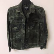 Abercrombie & Fitch Military Camo Button Down