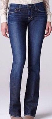 Lucky Brand Lola Bootcut dark wash denim jeans size 28