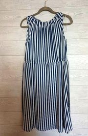 dress blue and white stripe size small