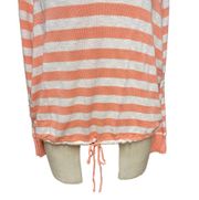 Young Fabulous & Broke Tumbleweed Striped Sweater Mango Orange Size XS