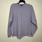 Spirit Jersey Ko Olina Hawaiian long sleeve tee lavender & white size small