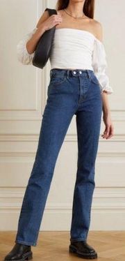 💕REFORMATION💕 Donna High Rise Bootcut Jeans  ~ Amani Blue 27 NWT