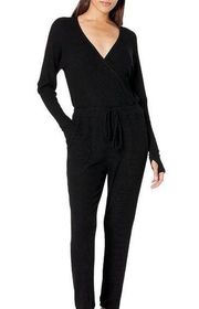 Michael Lauren Arif Sweater Knit Surplice Jumper black XS