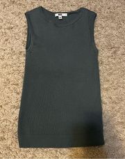 Uniqlo Teal Ribbed Tank Top size Xs