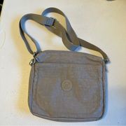 Kipling grey crossbody purse