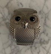 Silver Owl Bracelet Cuff