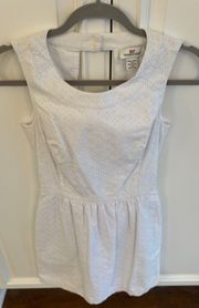 NWT  White eyelet dress - Size 00