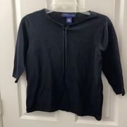 Preston & York silk blend top medium