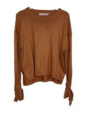 Women’s  the label camel cropped sweater size small