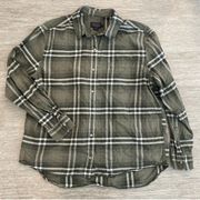 Women’s Pendleton Long Sleeve Button Down Plaid Shirt Size L