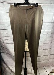 Worthington modern fit size 10 brown slacks new without tag- 2331