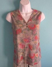 Vintage 80's Jaclyn Smith Sport Tank Size S