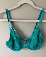 Auden Turquoise Lace 36B Bra Bralette