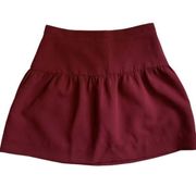 J Crew Red Skirt Size 8