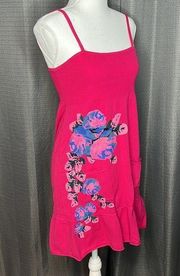 KIMCHI & BLUE MEDIUM HOT PINK SWEATER DRESS Barbie