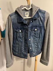 Denim Jacket Sweatshirt Combo