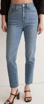 NEW Madewell The Perfect Vintage Jean in Earlside Wash: Raw-Hem Edition, 31