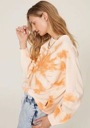 Scotch & Soda Orange Tie Dye Sweatshirt